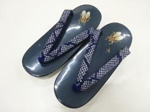 未使用品　男児桐下駄(19.5センチ)